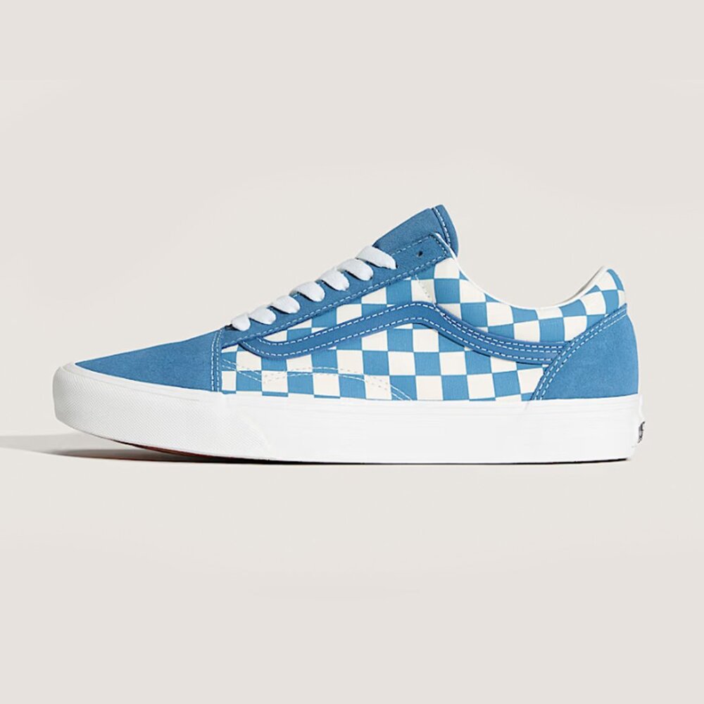 Vans Old Skool Checkerboard Shoe Checkboard Navy Blue New With Tags